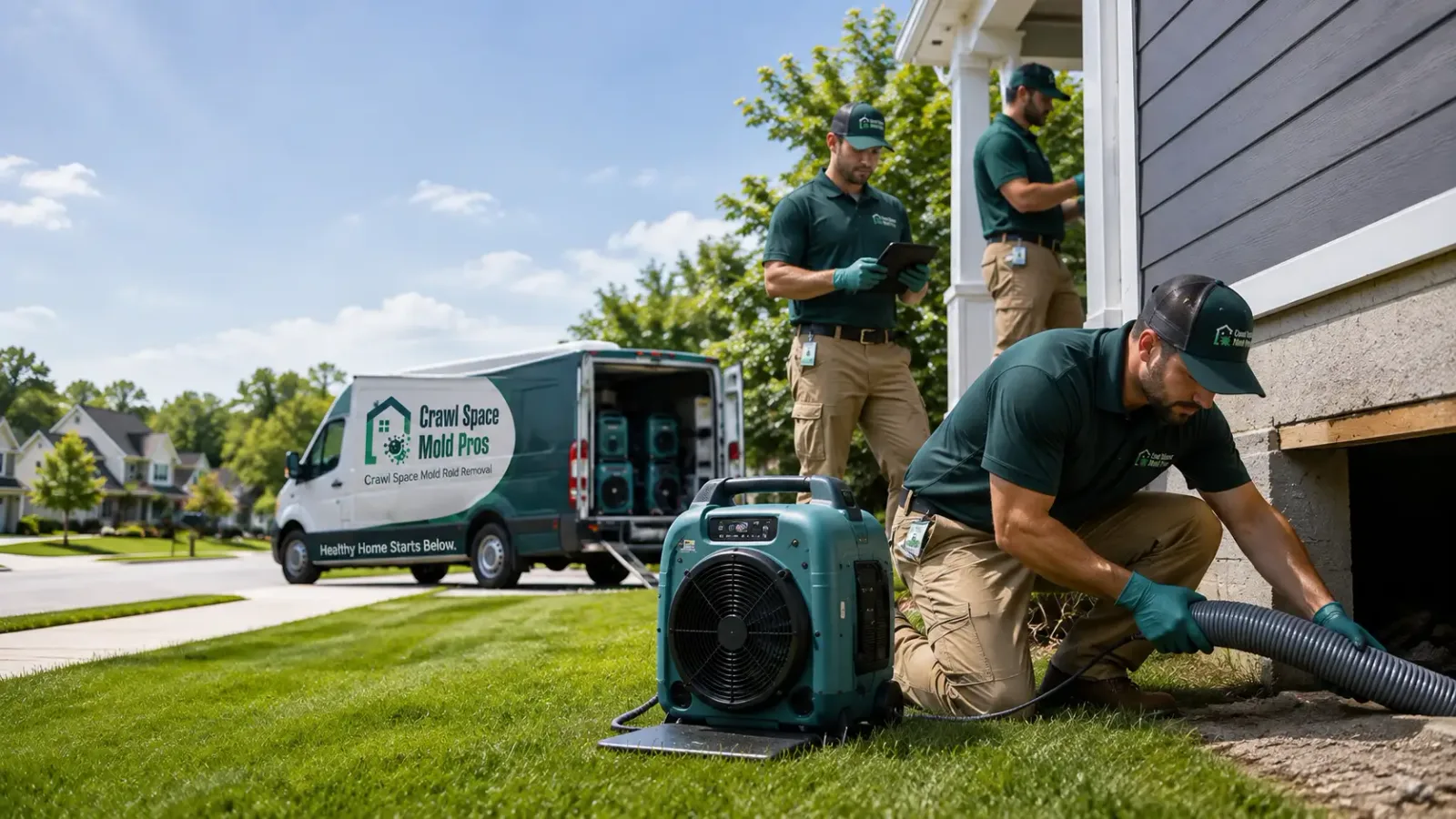 Crawl Space Mold Removal in Stockport, IA